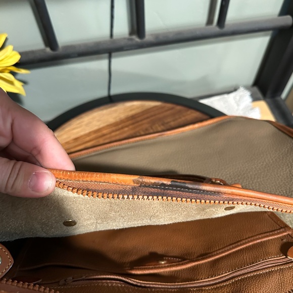 Dooney & Bourke Tan and Brown Laptop Bag - Picture 7 of 15